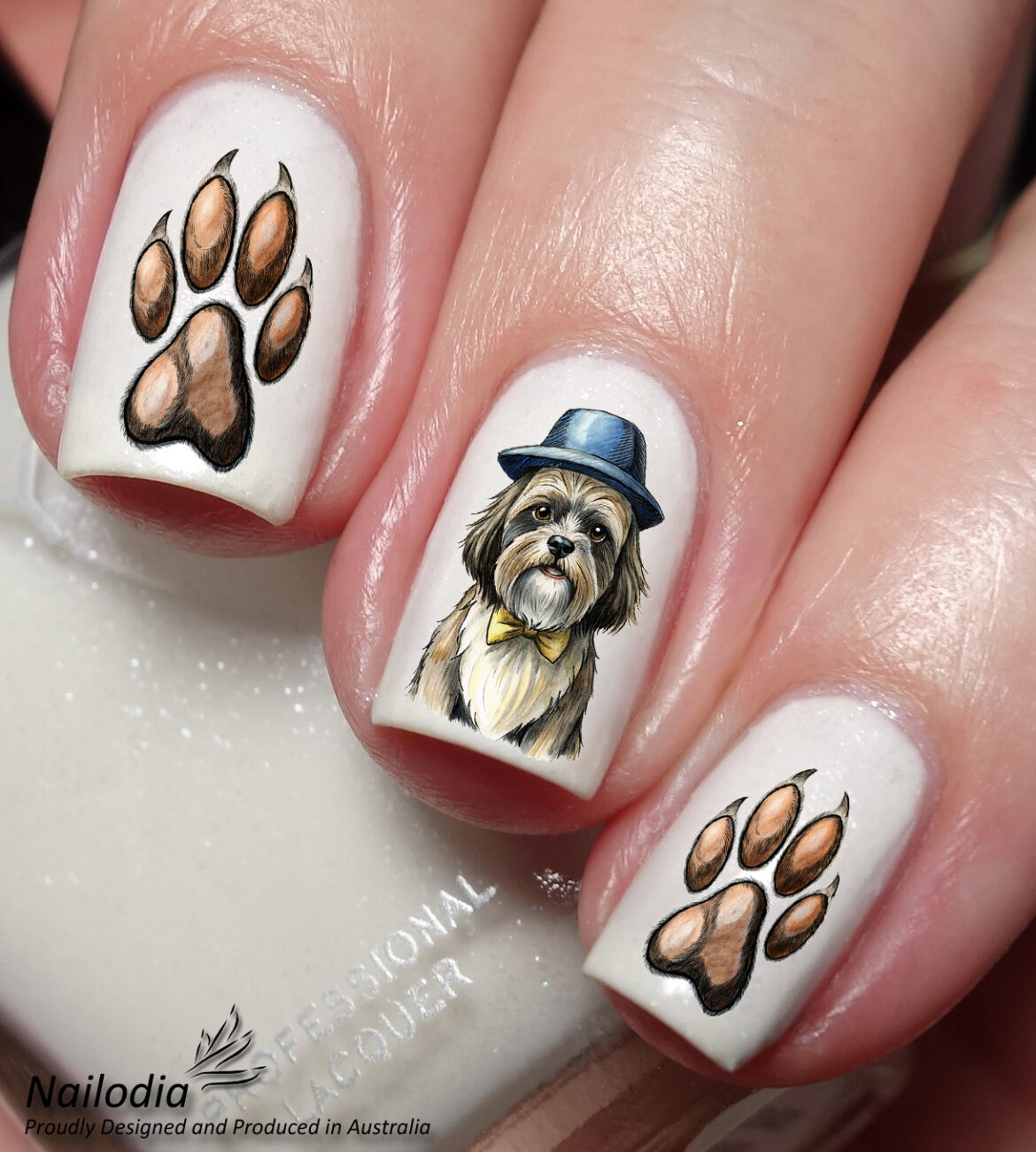 Nail Decoration PET Paw