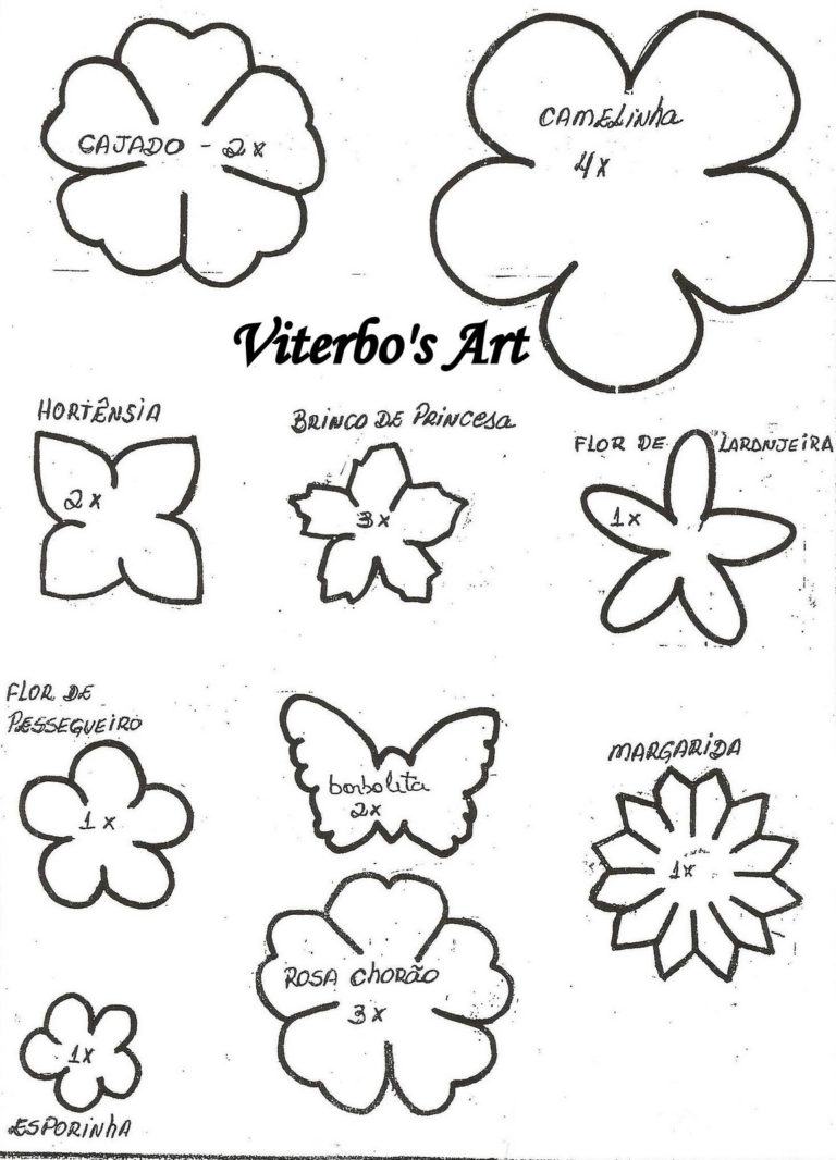 Moldes De Flores De Eva