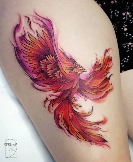 tatuagem-feminina-fenix