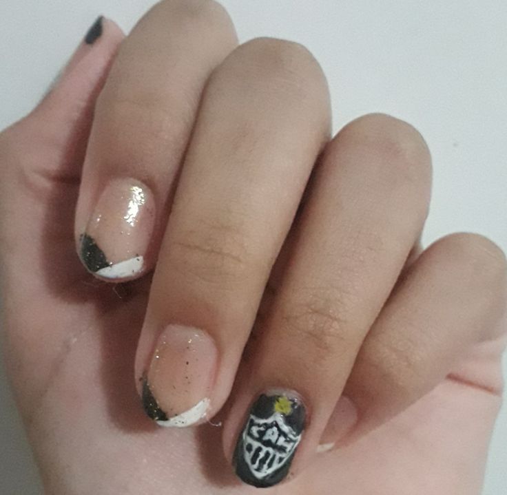 Atlético Mineiro Decorated Nail