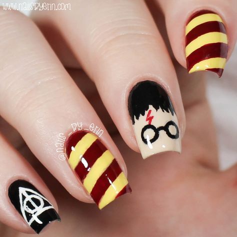 Unha Decorada Harry Potter