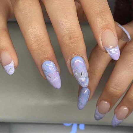 unhas-decoradas-marmorizadas