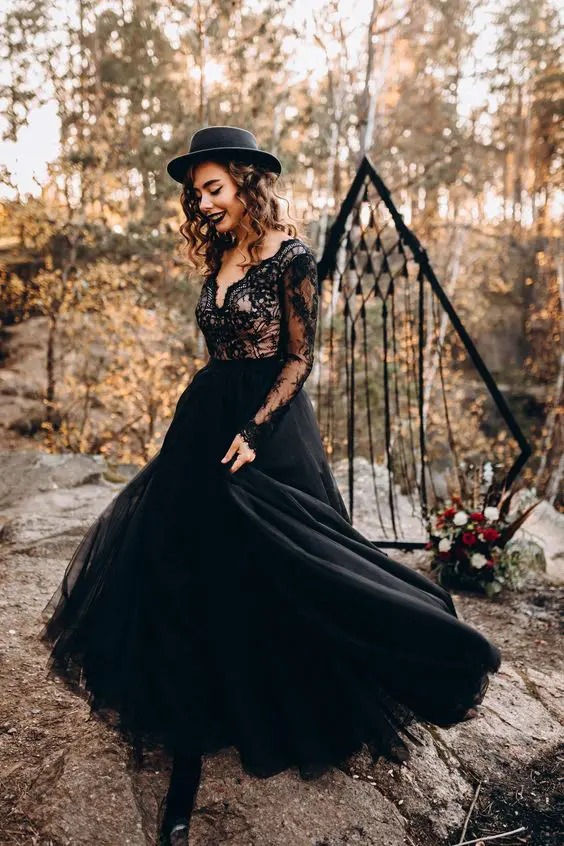 Vestido De Noiva Preto