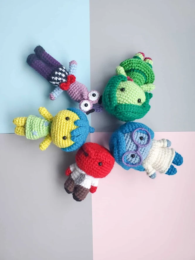 Inside Out amigurumi