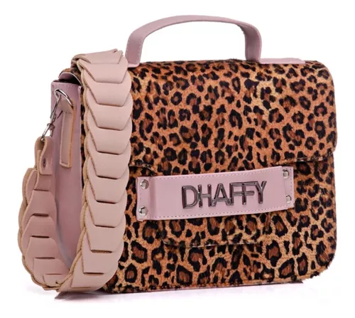 Bolsa Animal Print Rosa