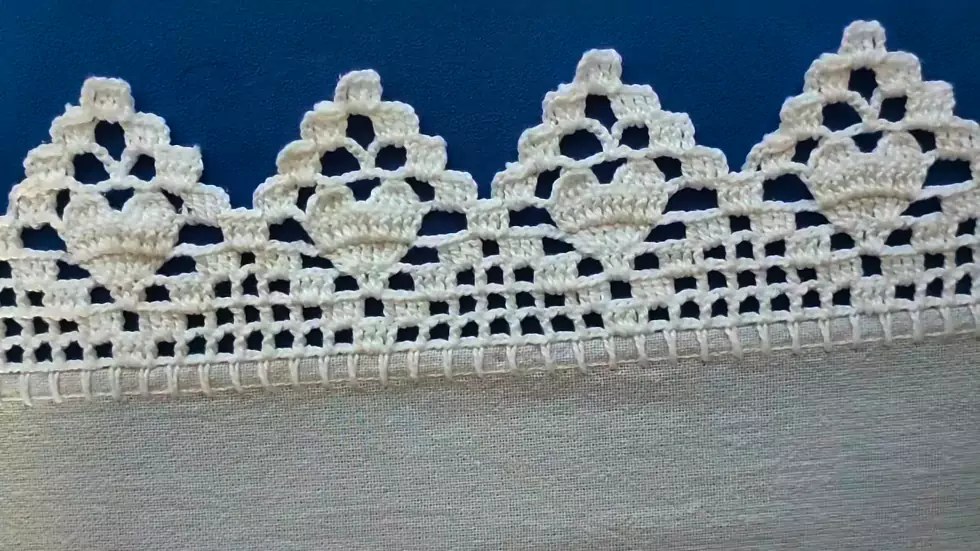 Bico De Croche Para Toalha De Banho