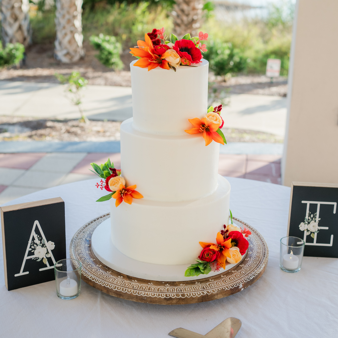 Beach Wedding Cake