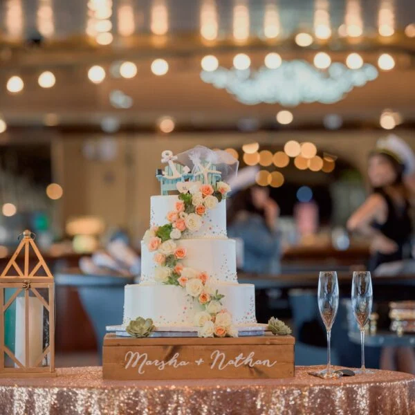 Beach Wedding Cake