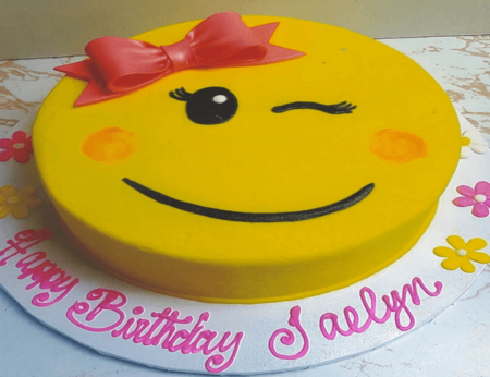 Decorated Emoji Cake