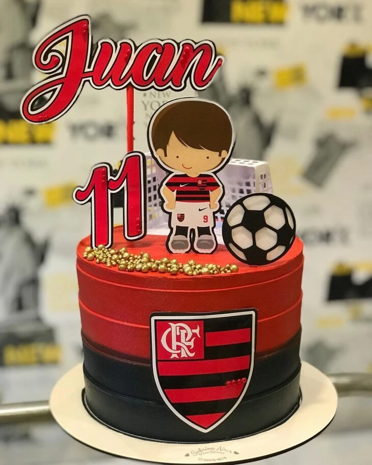 Bolo Decorado Flamengo