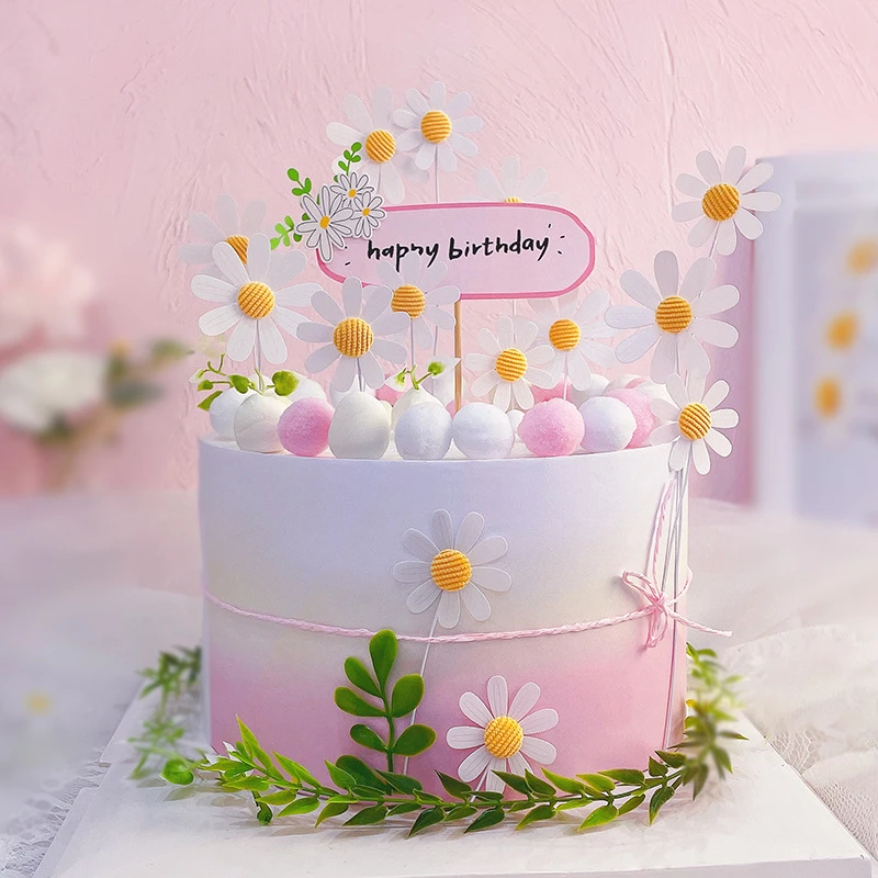 Decorated Cake Daisies