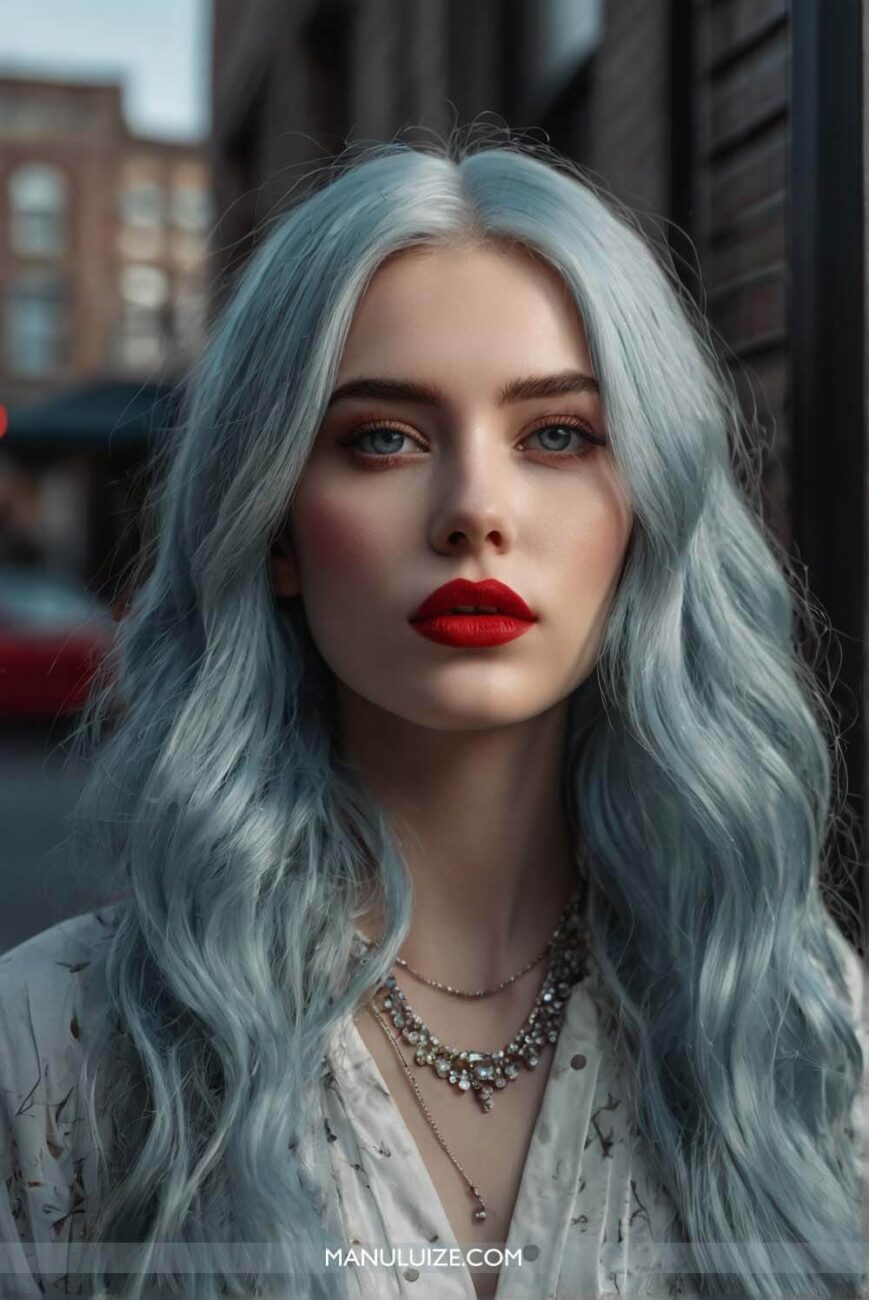 Pastel Blue Hair