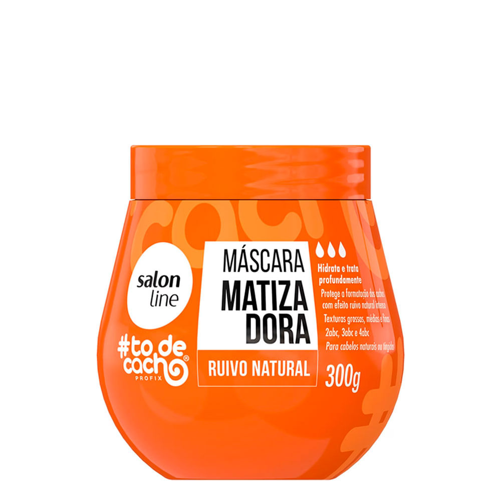 Máscara Matizadora #Todecacho Ruivo Natural Salon Line 300g