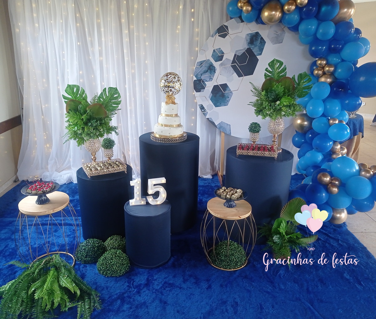 decoracao-de-festa-de-15-anos-azul