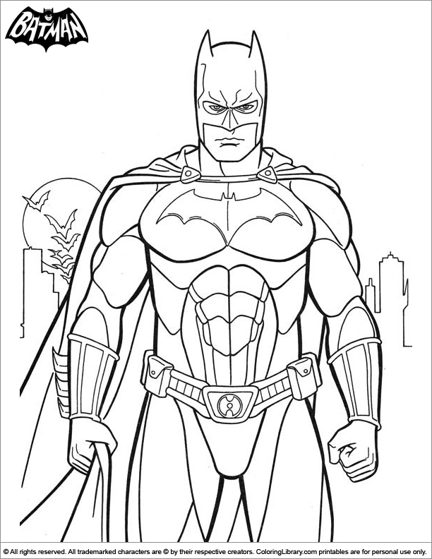 desenho-para-colorir-batman