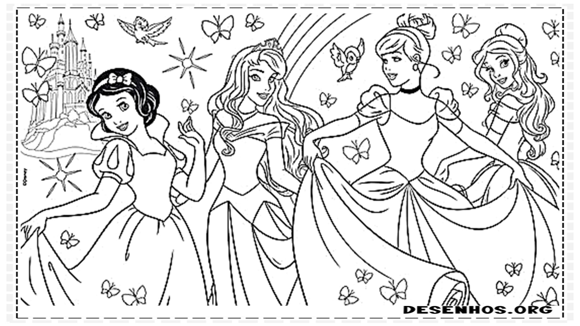 desenho-para-colorir-princesas