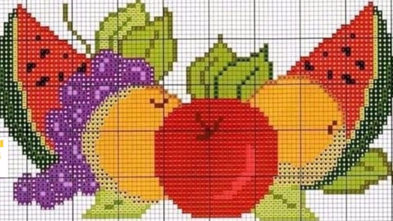 Graficos Frutas Em Ponto Cruz