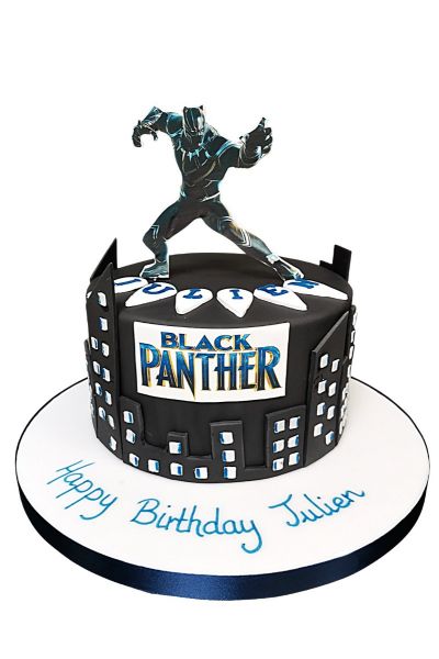 black panther cake