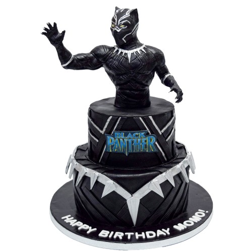 black panther cake