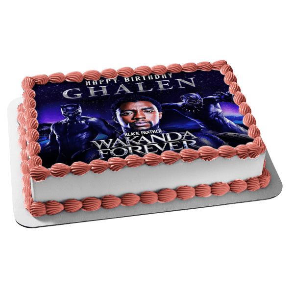 black panther cake