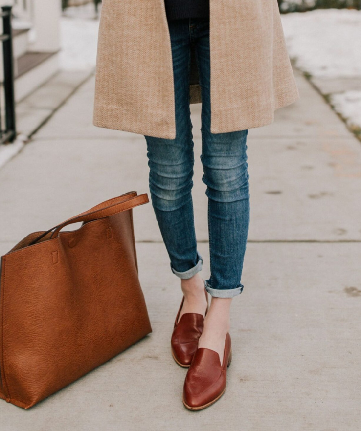 look com mocassim feminino