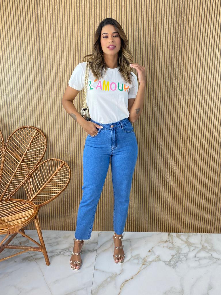 look com calça jeans feminino