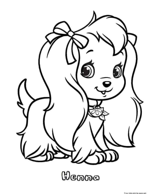 Desenho de Cachorro para Colorir