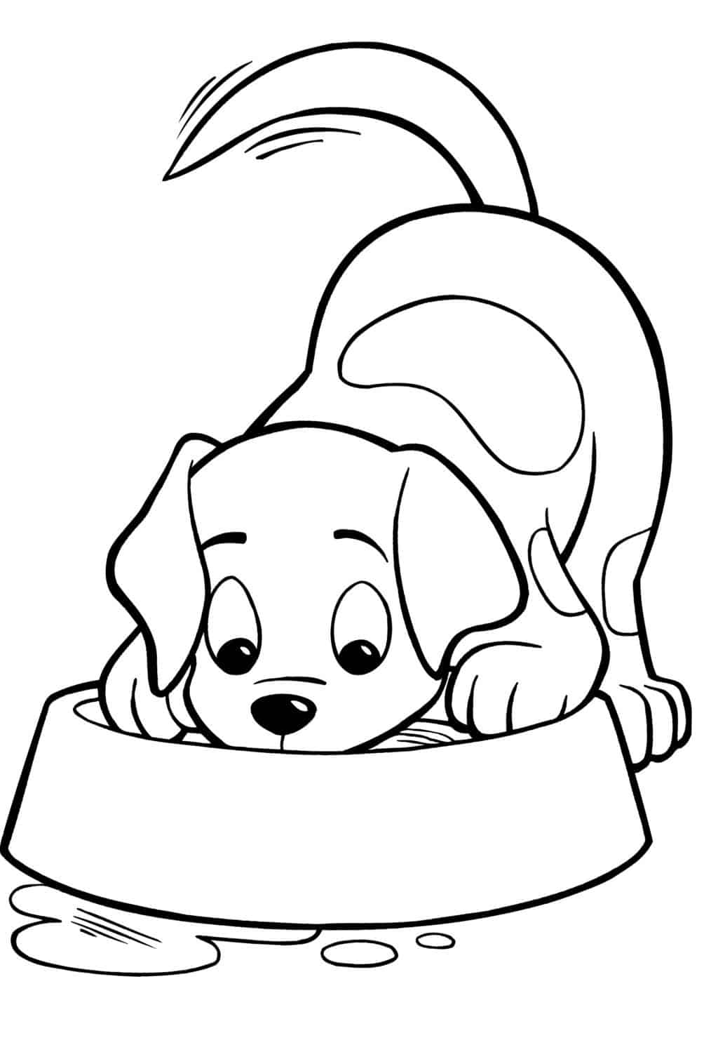 Desenho de Cachorro para Colorir