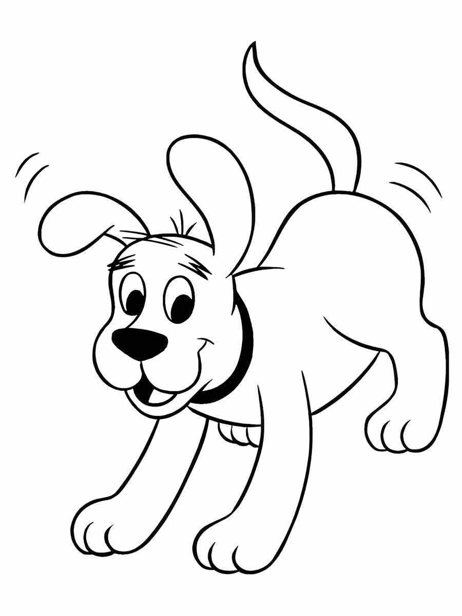 Desenho de Cachorro para Colorir