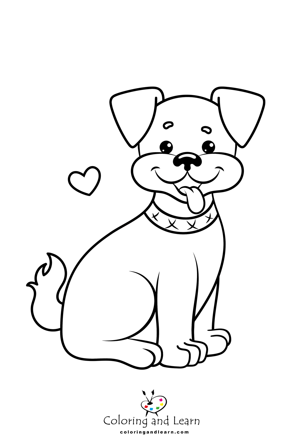 Dog Coloring Page