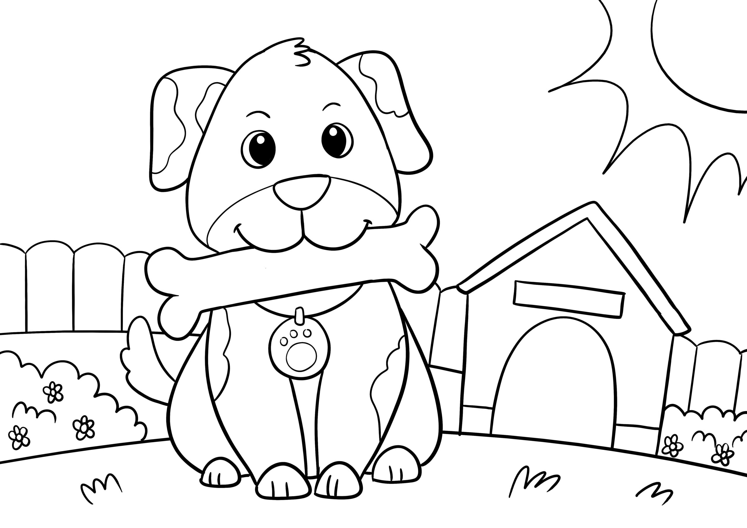 Dog Coloring Page