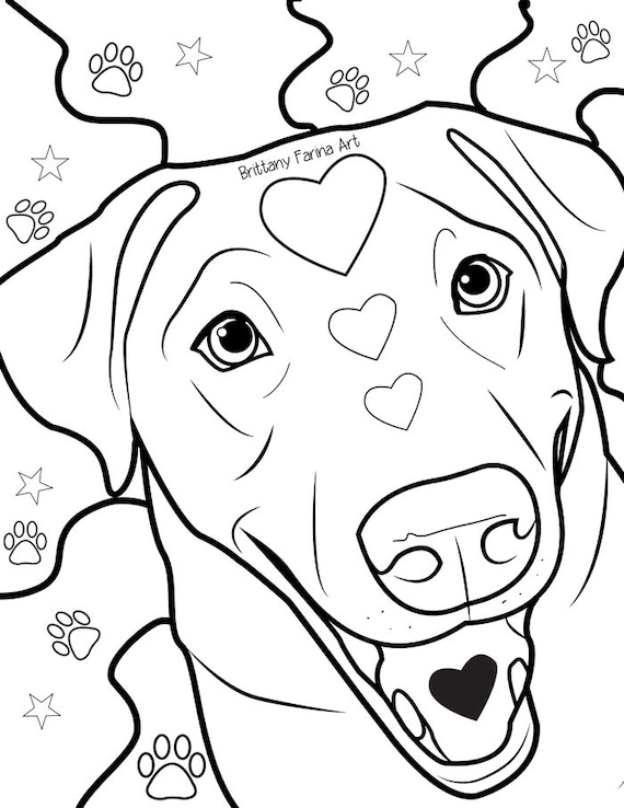 Dog Coloring Page