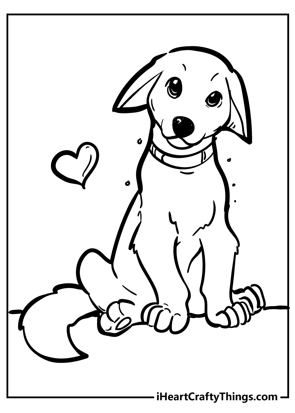 Dog Coloring Page