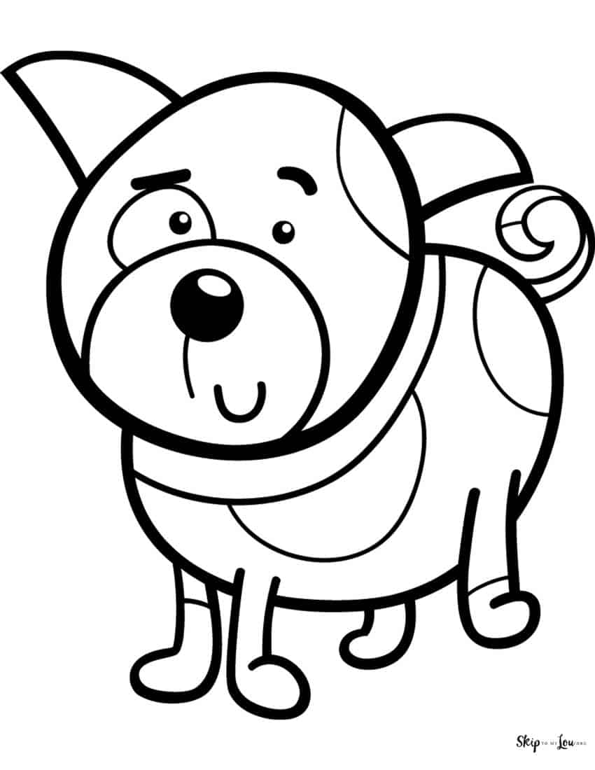 Dog Coloring Page