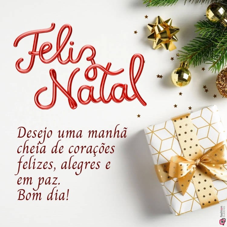 Mensagem de Bom Dia para o Natal