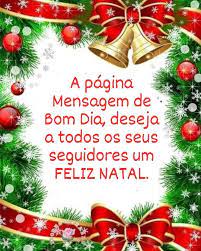 Mensagem de Bom Dia para o Natal