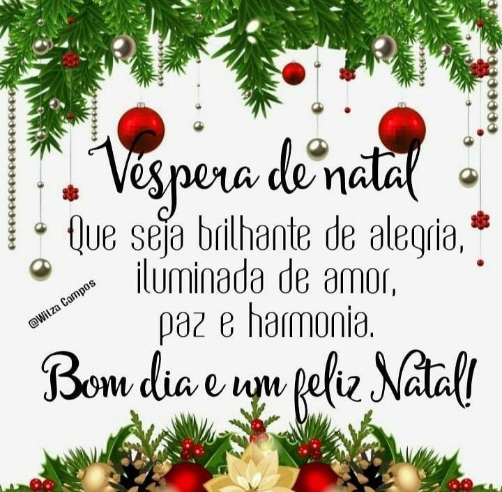 Mensagem de Bom Dia para o Natal