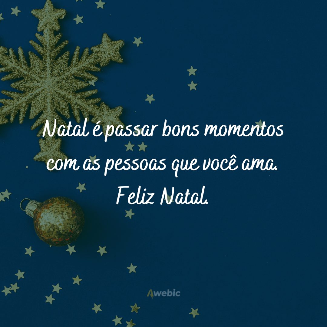 Mensagem de Bom Dia para o Natal