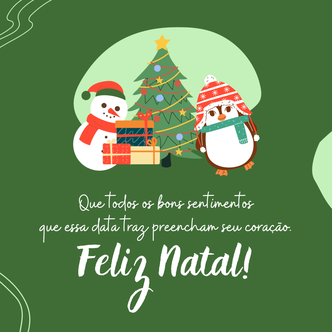 Mensagem de Bom Dia para o Natal