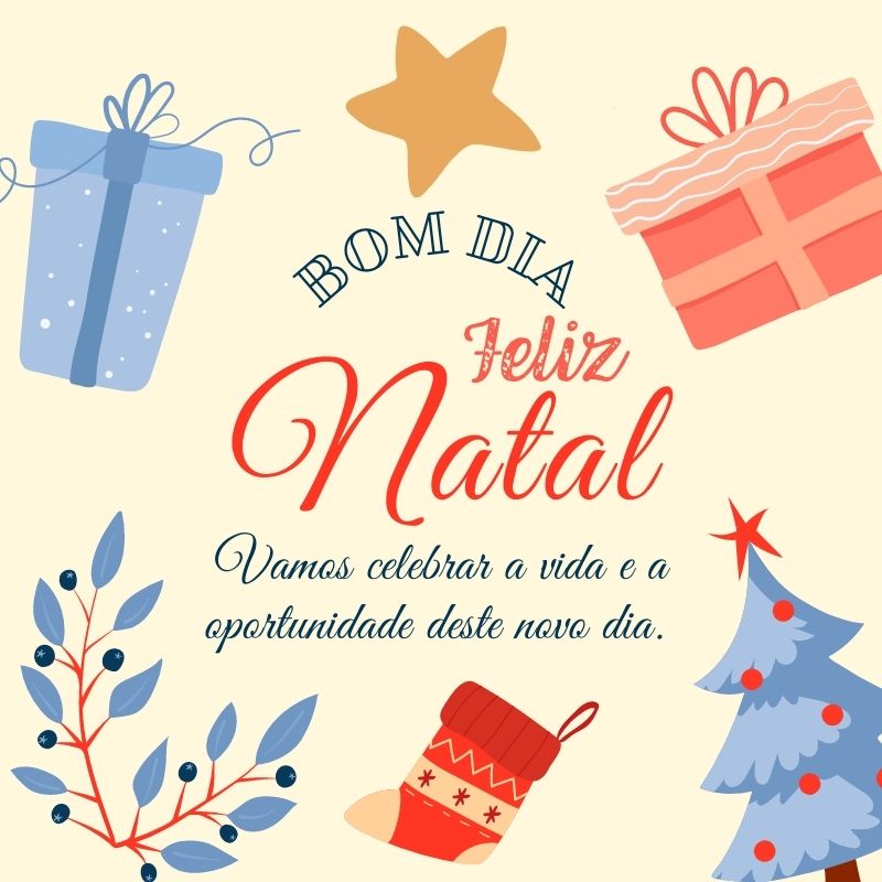 Mensagem de Bom Dia para o Natal