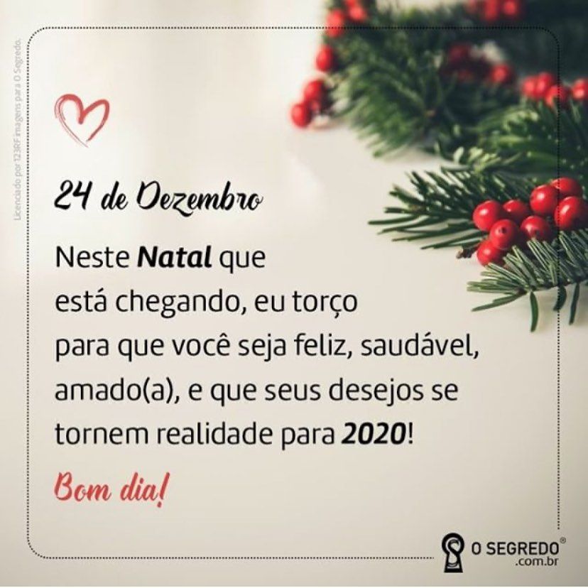 Mensagem de Bom Dia para o Natal