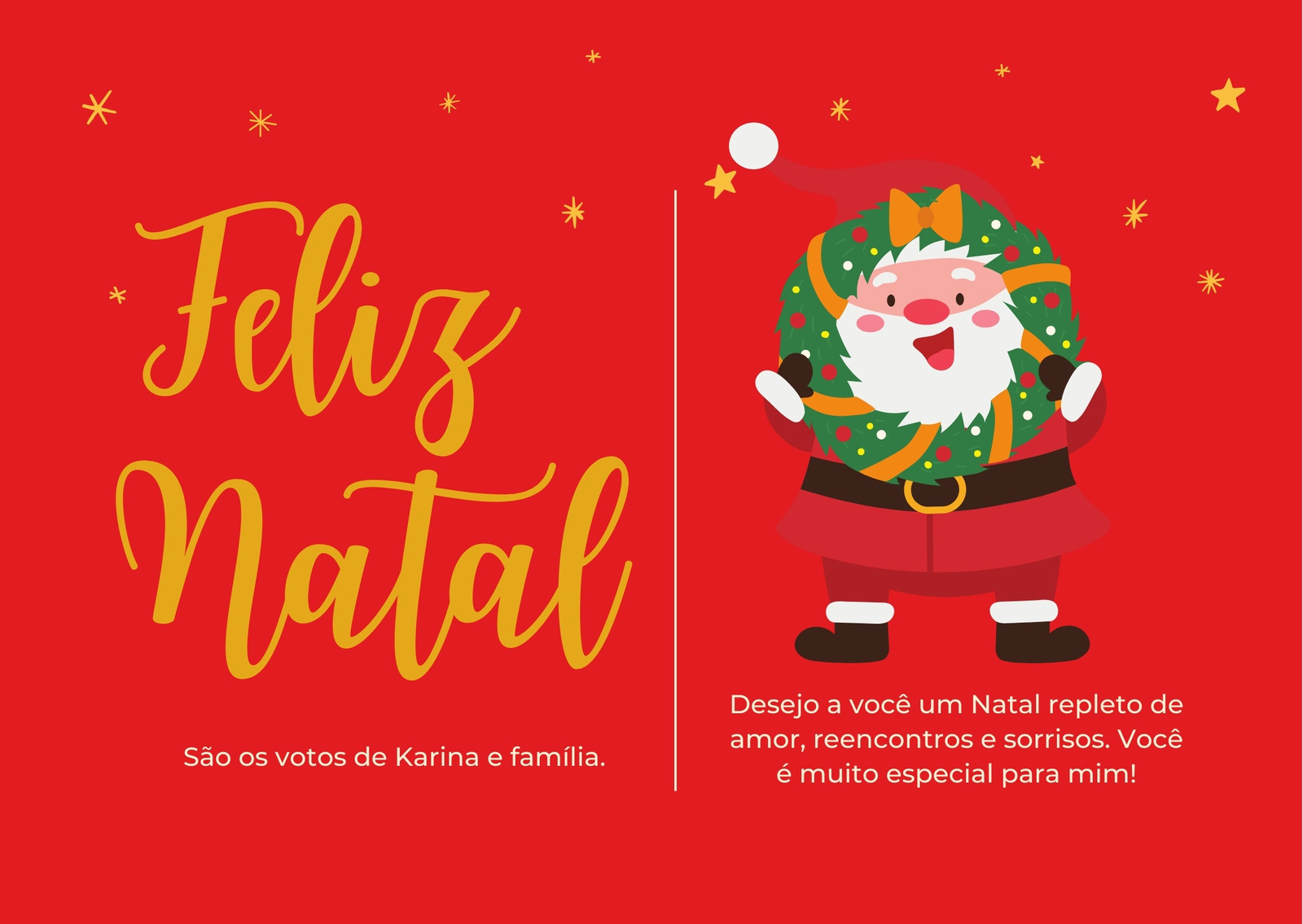 site:canva.com Mensagem de Boa Noite no Natal