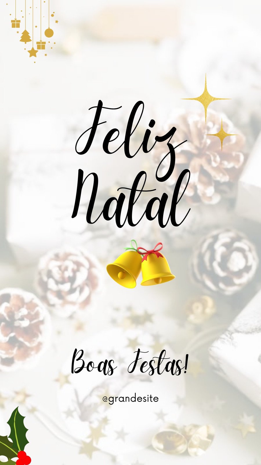 site:canva.com Mensagem de Boa Noite no Natal