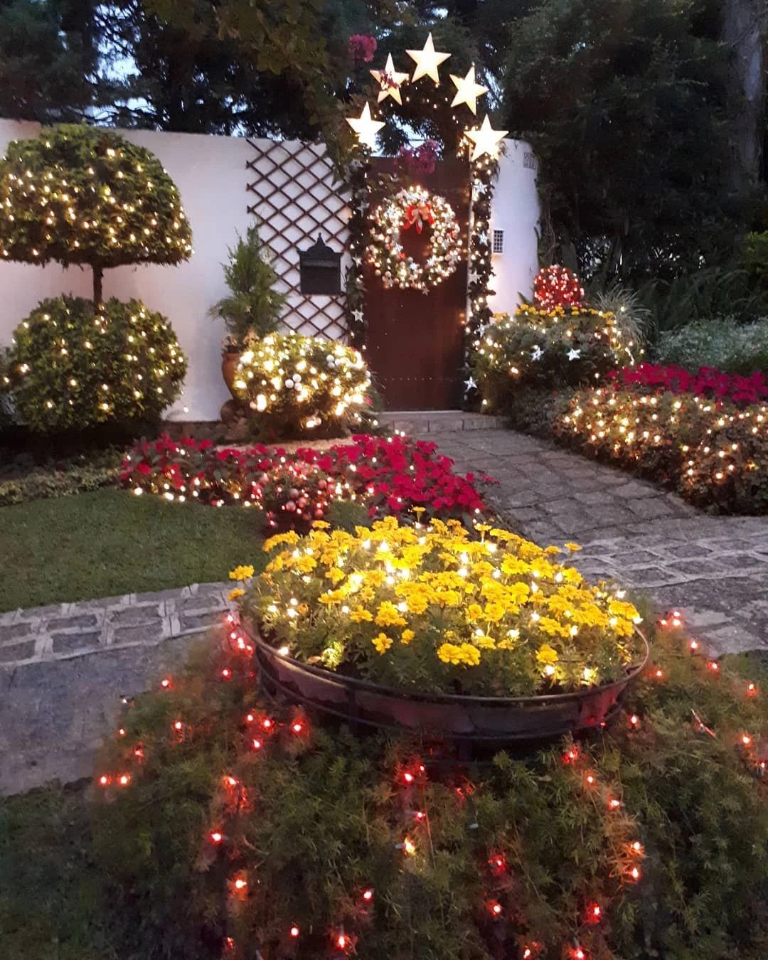 Decoração De Natal Area Externa Jardim