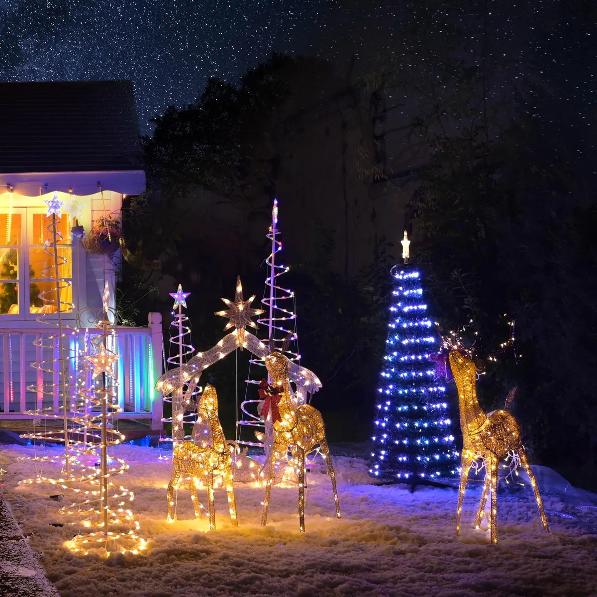 Christmas Decoration Outdoor Area Garden