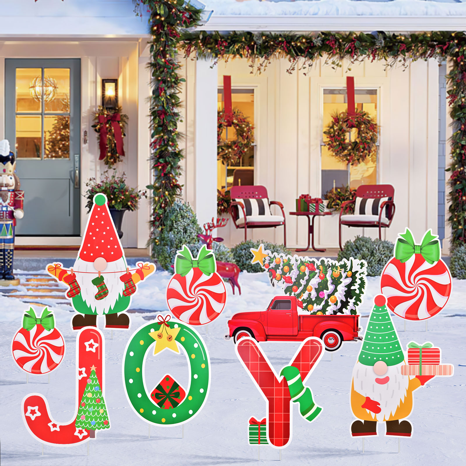 Christmas Decoration Outdoor Area Garden