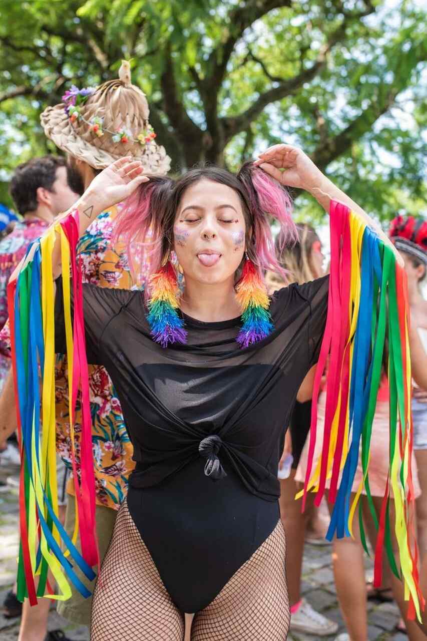 Look de Carnaval Fantasia Feminino