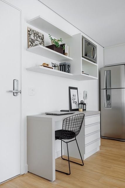 Decoração com Home Office Pequnos