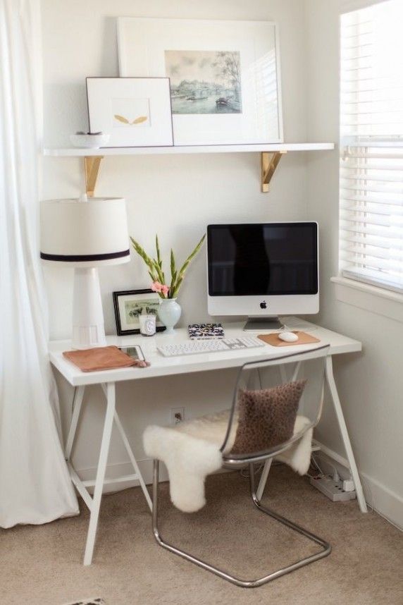 Decoração com Home Office Pequnos