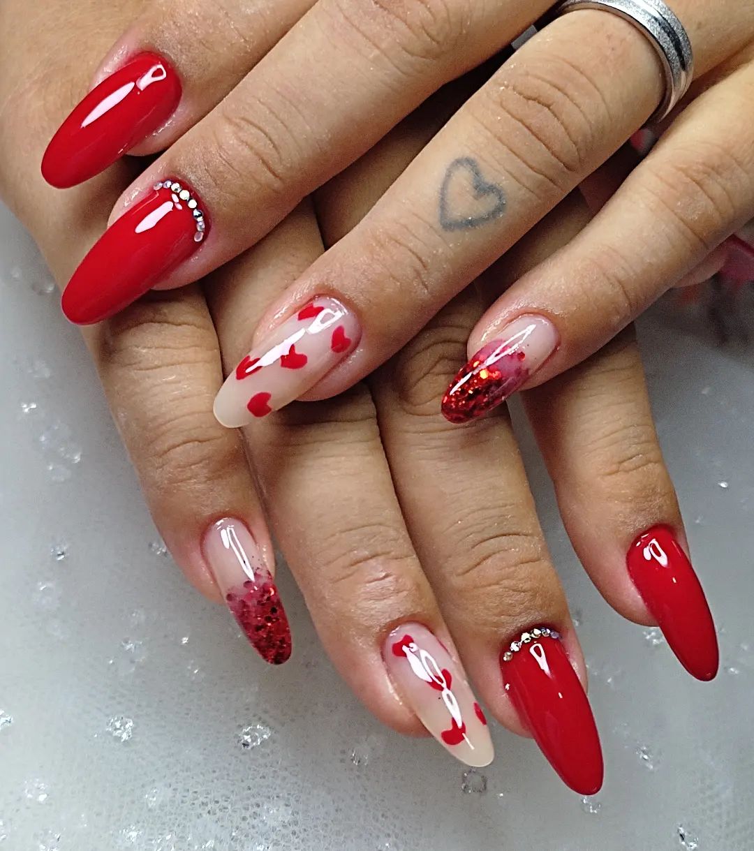 Unhas Decoradas Vermelha